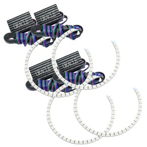 Honda Accord Sedan Headlight Halo Kit - ORACLE Lighting - ColorSHIFT - `03-`07